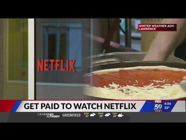 Get paid to watch Netflix