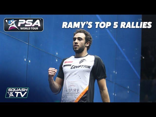 Squash: Ramy Ashour - Top 5 Rallies