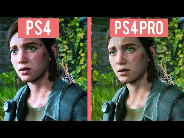 THE LAST OF US 2 - PS4 vs PS4 Pro Graphics Comparison & Frame Rate Test!