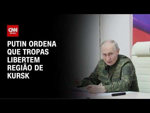 Putin visita região de Kursk pela primeira vez desde invasão da Ucrânia | CNN NOVO DIA
