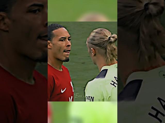 Van Dijk vs Haaland  #football #shorts