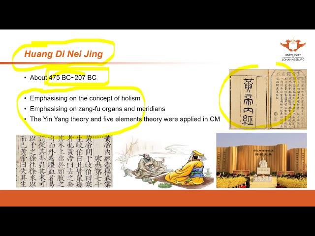 269. UJ online lectures:7  The History Of Chinese Medicine And Acupuncture