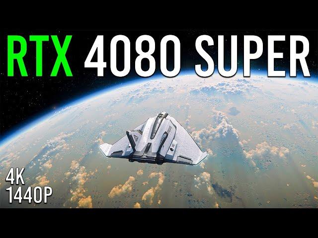 Star Citizen DESTROYS RTX 4080 SUPER! Nvidia RTX 4080 SUPER GPU Benchmark Test