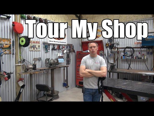 Tour My Badass Mancave Shop - Tools Tools & More Tools