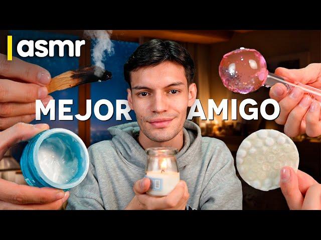 ASMR español soy tu mejor amigo atención personal para dormir