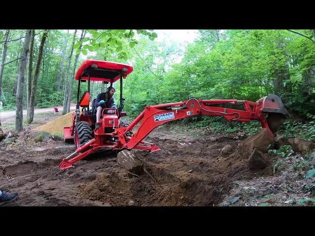 Playing with a Kubota Diesel Tractor