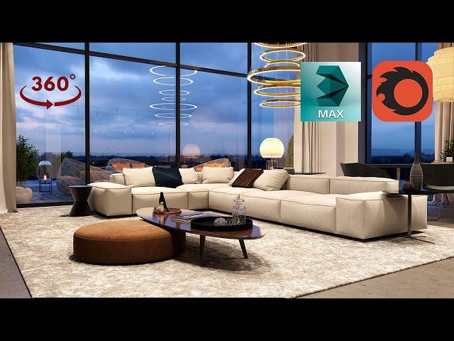 Jak zrobić panoramę 360* - 3ds max i Corona Renderer Tutorial