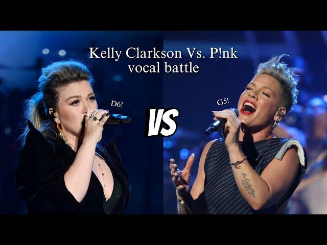 KELLY CLARKSON Vs. P!NK - Vocal Battle (C#3 - C6 - D6 | Feat. @vocalsbycyrus)