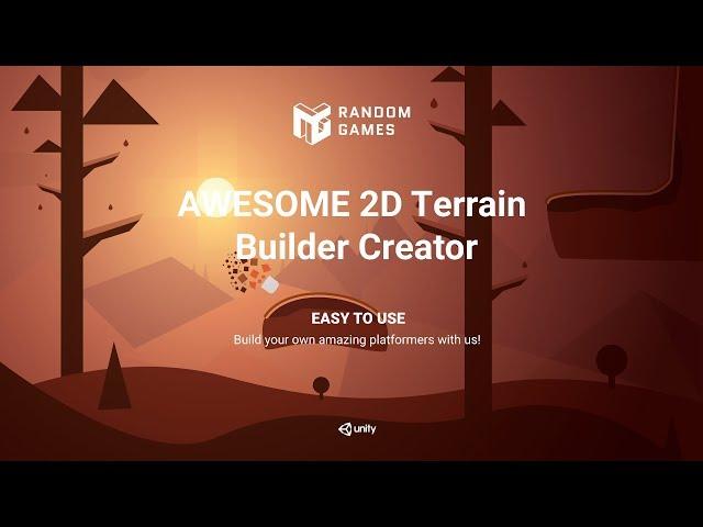 Awesome 2D Terrain Creator Trailer | Unity Assets | Random Games