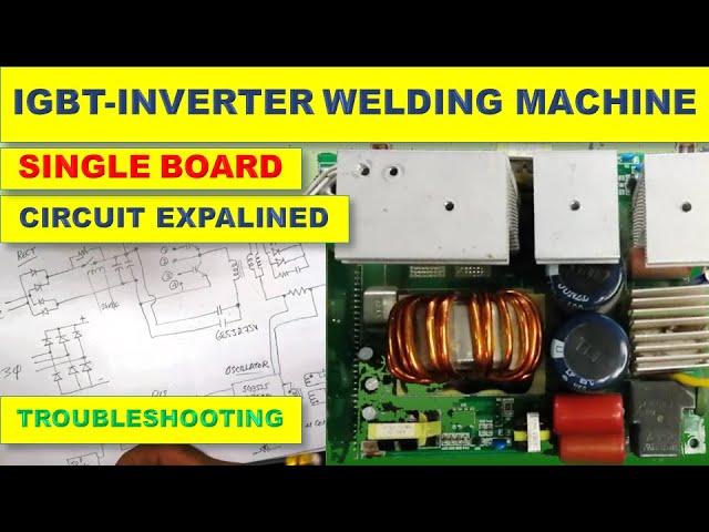 #299 Single Board Inverter IGBT Welder Machine - Function & Troubleshooting