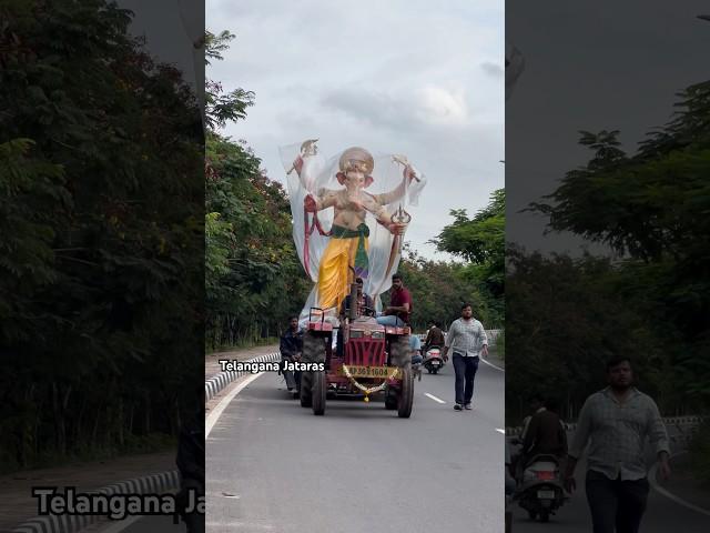 Bigg Ganesh Aagman 2024 | Hyderabad Ganapati Transporting at Ghatkesar #ganesha