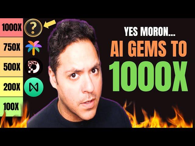 I MAY HAVE FOUND THE NEXT 1000X AI CRYPTO COINS?! 5 Ai Coins to PUMP!