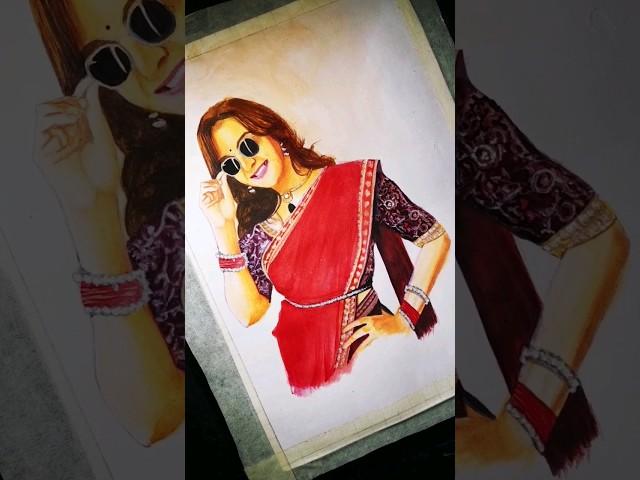 Manju Warrier drawing  manassilayo  #drawing #rajanikanth #vettaiyan #manjuwarrier  #shorts