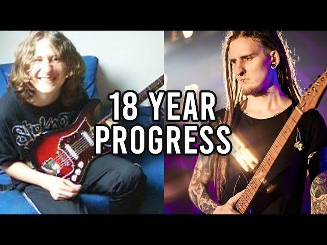 MY 18 YEAR GUITAR PROGRESS (Age 12 to 30)
