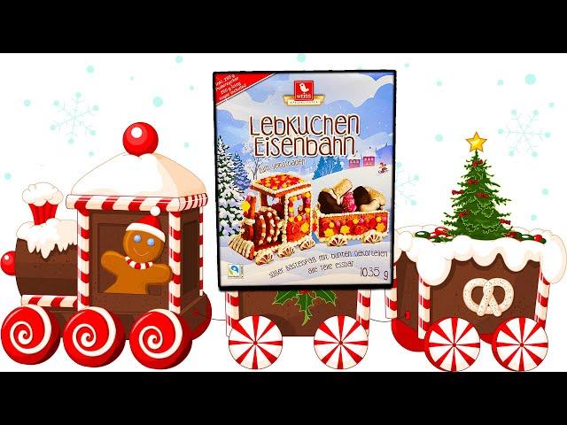 Обзор набора   Пряничный поезд   Lebkuchen Eisenbahn WEISS 