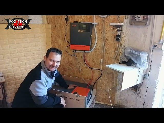 INSTALLAZIONE  OFF-GRID economico 2900€ - 5.6kw  + 10kwh