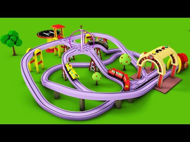 Train for kids - Kids Railway - Toy Videos - Choo Train Cartoon - Toy Factory Cartoon