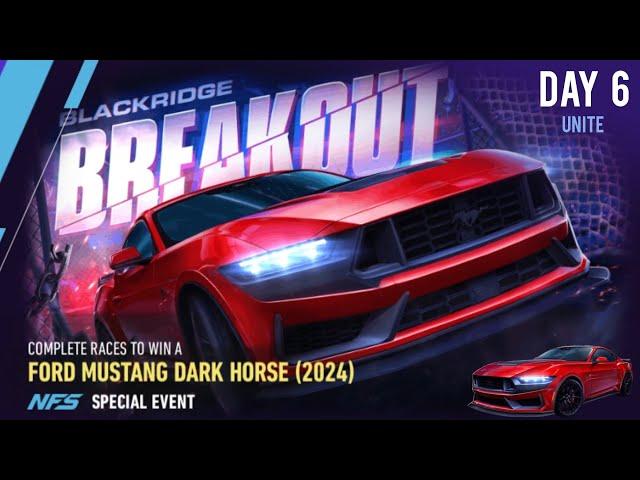 Ford Mustang Dark Horse (2024) | ( Breakout ) Day 6 | Unite | Need For Speed: No Limits