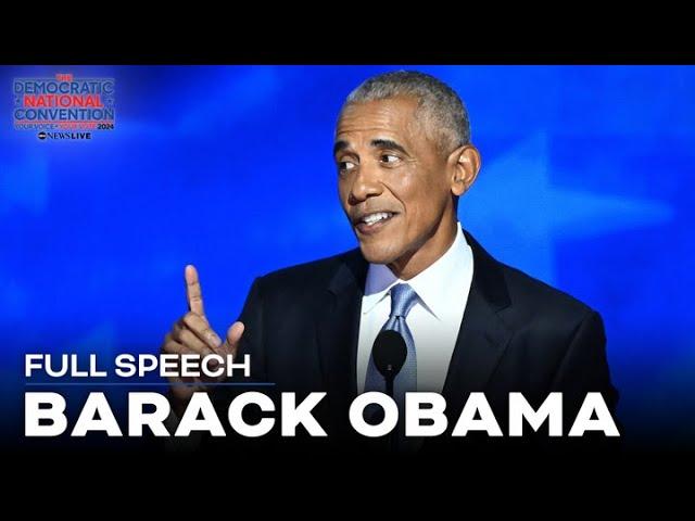 FULL SPEECH: Barack Obama’s full speech at the DNC