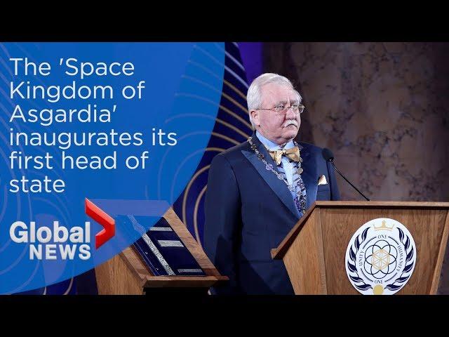 The "Space Kingdom of Asgardia" inaugurated its first head of state