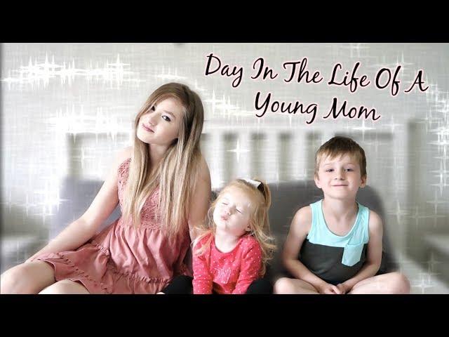 Day In The Life Of A Young Mom Of TWO! | Pregnant At 16