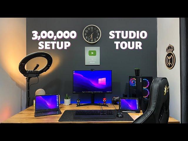 Setup Tour 300K Special  | 300000 Setup | Gaming | Editing | Youtube