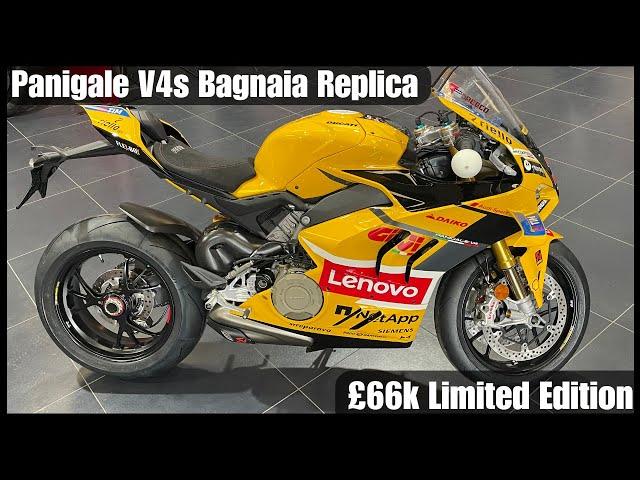 Limited Edition Panigale V4S Bagnaia World Champion Replica.. Giallo Livery