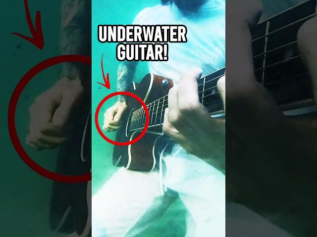 What playing guitar underwater ACTUALLY sounds like