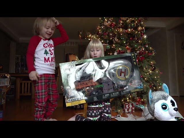 CHRISTMAS MORNING Thrilled Kids Unwrapping Presents #christmas #trending #viralvideo #videos #happy