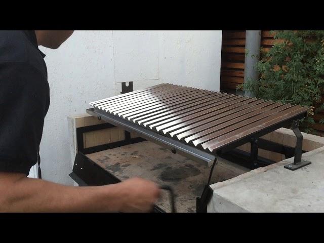 Parrilla simple estándar 3/4, medidas 100x60 cm https://parrillaspremium.com/