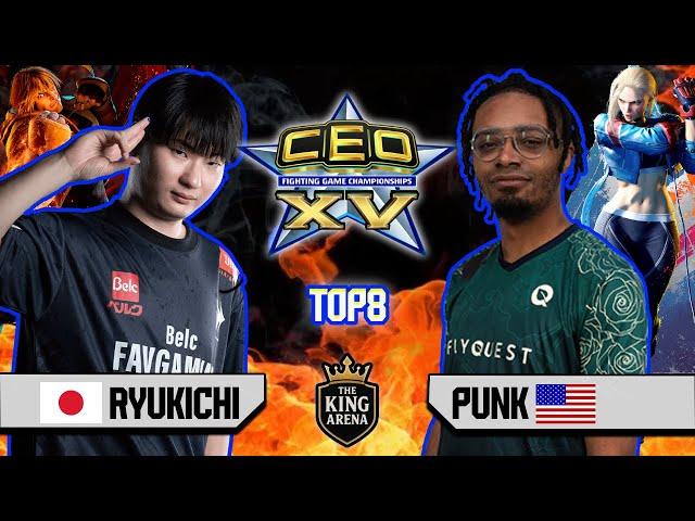  SF6 ▰ CEO 2025 – TOP 8  ▰ PUNK (Cammy) vs RYUKICHI (Ken)