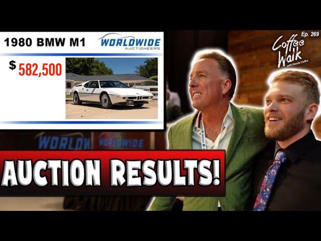 SOLD: BMW M1, Rare Porsche's and Split-Window Corvette - How did we do at this car auction?!?