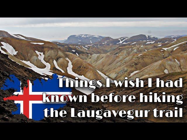 Things I wish I had known before hiking the Laugavegur trail