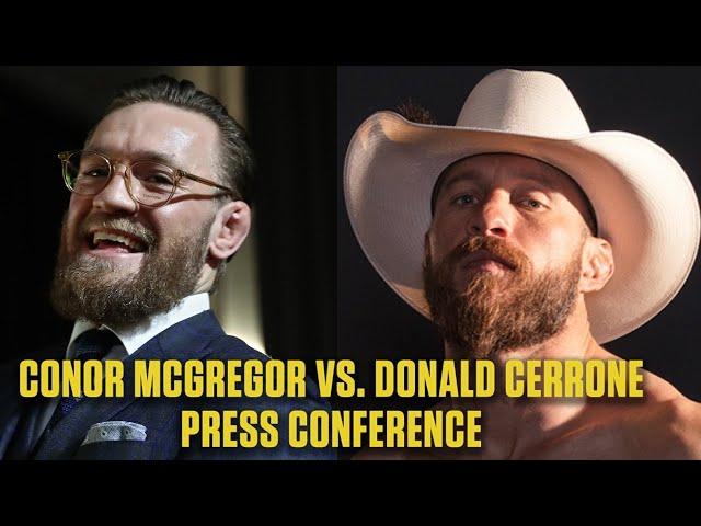 Conor McGregor vs. Donald ‘Cowboy’ Cerrone: UFC 246 Press Conference