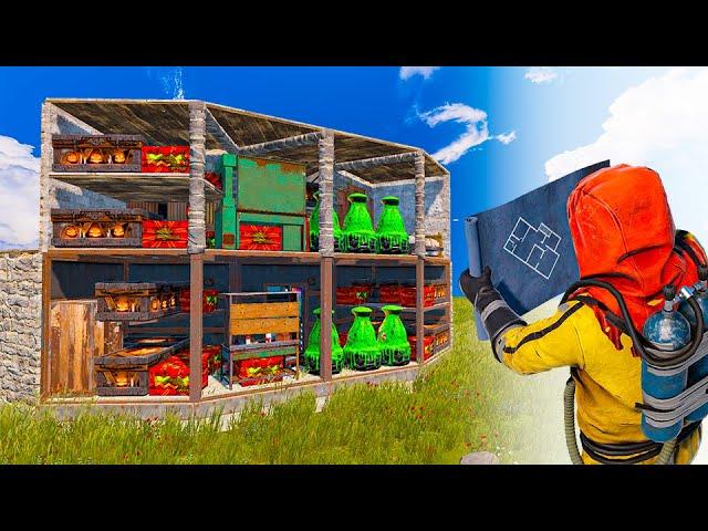 RUST - BIG BUNKER BASE ( SOLO / DUO BASE DESIGN )