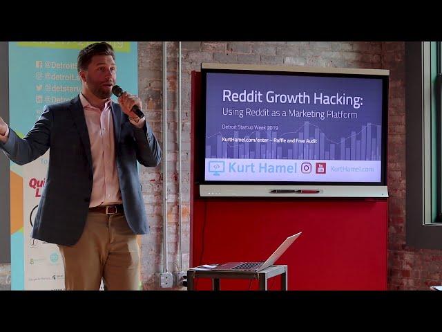 Reddit Marketing Strategy and Tips - Startup Week Detroit - Live Presentation Recording