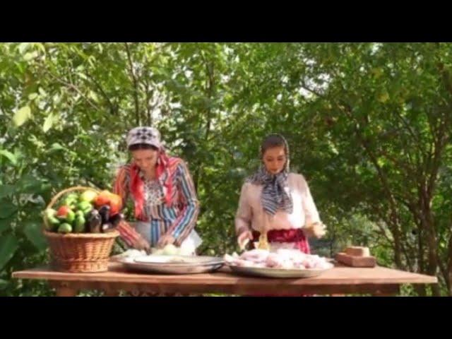 rural lifestyle| village life and sandeep| grandpa cooking| Iran village life