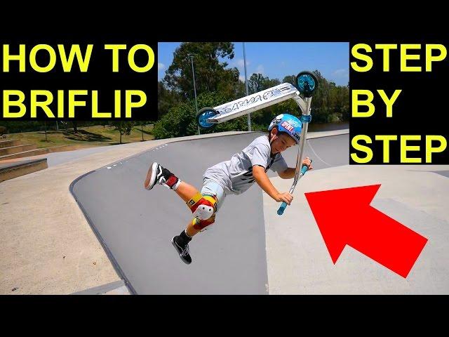 HOW TO BRI FLIP ON A SCOOTERBeginner Tutorial️‼️