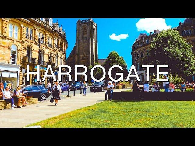  4K Walking Tour of Harrogate️Explore this Beautiful English Spa Town in Yorkshire.