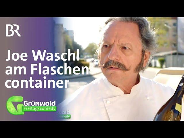 Joe Waschl am Flaschencontainer | Grünwald Freitagscomedy