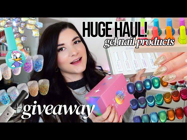 MASSIVE Gel Nail Haul & Giveaway!  | Korean & Japanese Gels