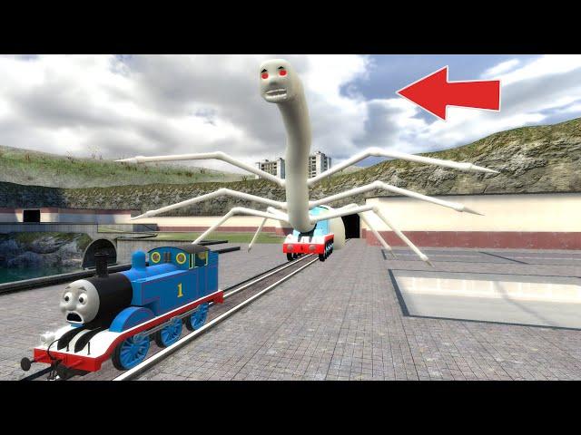 Building a Thomas Train Chased By Cursed Thomas and Friends Train Part 5 in Garry's Mod