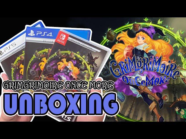 GrimGrimoire OnceMore (Deluxe Edition) (PS4/PS5/Switch) Unboxing