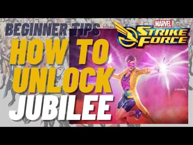 How to Unlock JUBILEE in Marvel Strike Force | MSF Beginner Tips