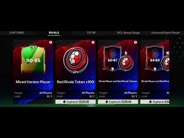 Free 90-95 rated player and 100 tokens free. Details in the video.