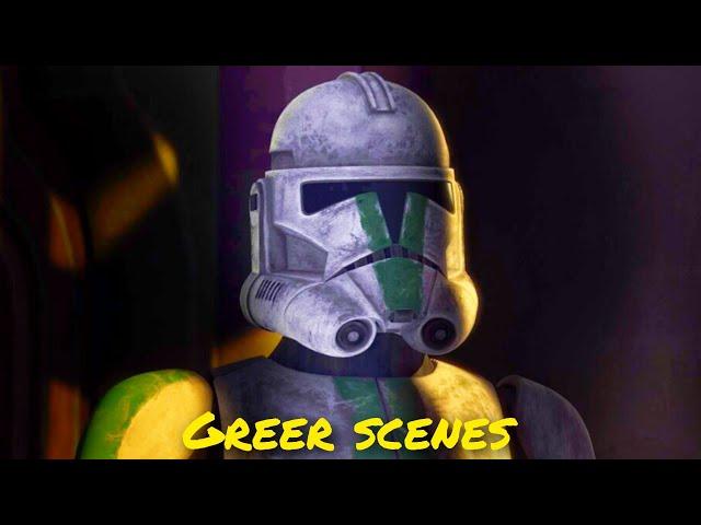 All clone trooper Greer scenes - The Bad Batch