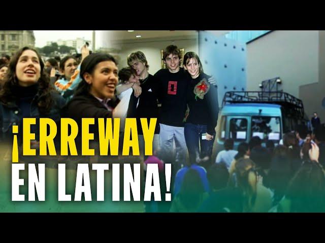 ¡Erreway vino a Lima y visitó Latina! Furor y emoción en archivo inédito del 2003