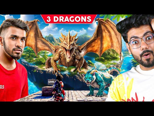 3 LEGENDARY DRAGONS POKEMON ON MYSTERIOUS FLOATING ISLAND!  #10 | TECHNOGAMERZ