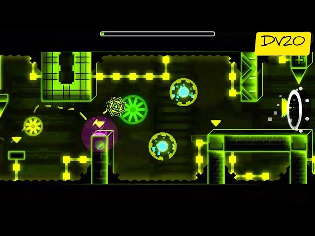 Geometry Dash. Deception Dive Easy By ItzNikVer. XL, Harder, 100% + All 3 Coins. :-)