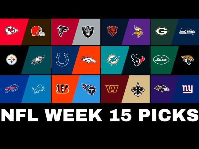 NFL Picks & *PREDICTIONS* for Week 15